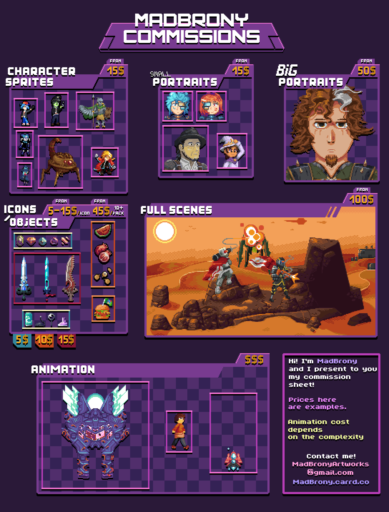 Commission Sheet